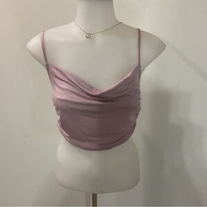 UO Mallory Pink Y2K Cami Size S